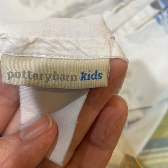 PB Kids Rocket ship print twin flat sheet - Picture 5 of 6